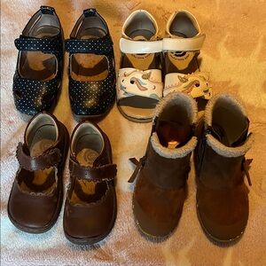 Livie & Luca Kids Dress Shoes - Black, White, Brown